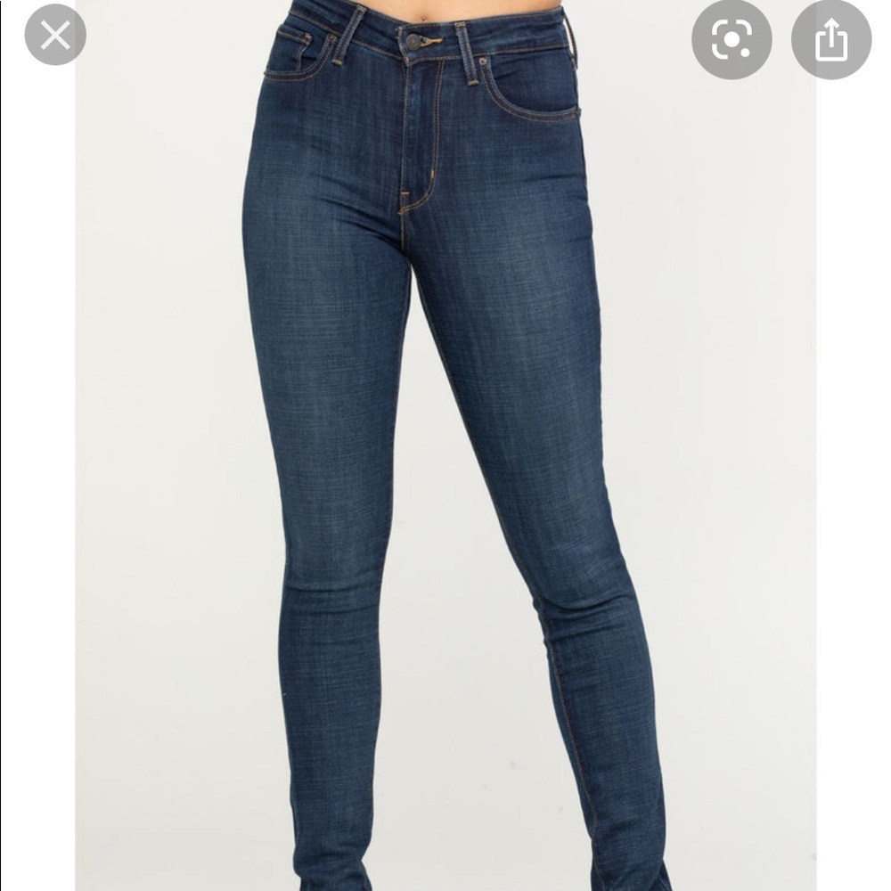 Levi’s dark wash High Rise Skinny Jean 721